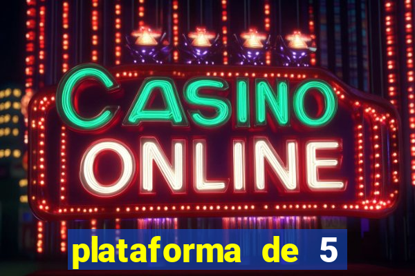 plataforma de 5 reais fortune tiger